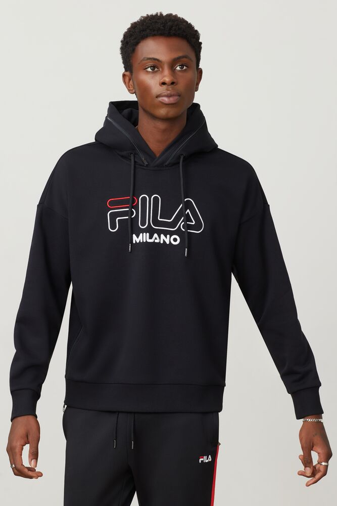 Fila Milano French Terry Sweat Capuche 001 Homme|APER-83518577