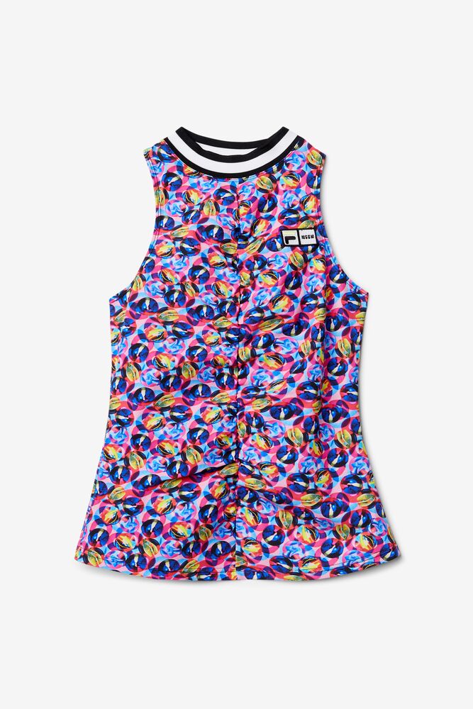 Msgm X Fila Raceback Tank 545 Femme|RLLU-78689102