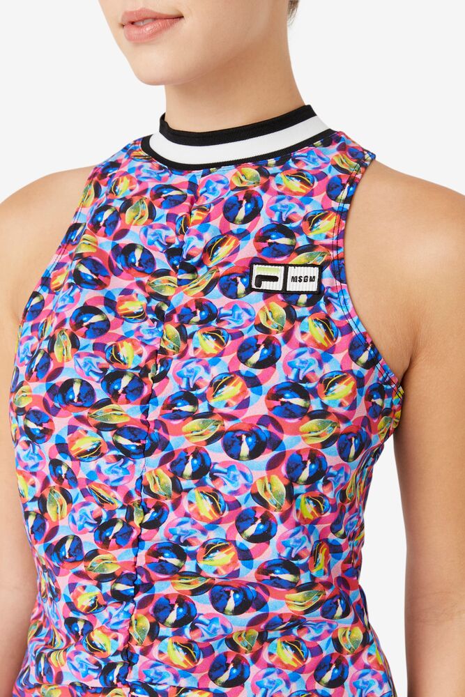 Msgm X Fila Raceback Tank 545 Femme|RLLU-78689102