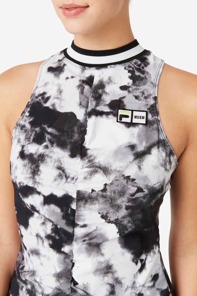 Msgm X Fila Raceback Tank 001 Femme|RQXC-74346021