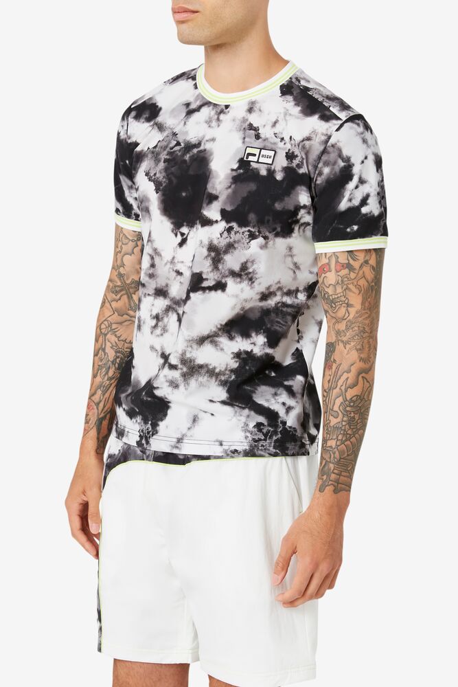 Msgm X Fila Printed Performance Tee 001 Homme|NJGI-77140482