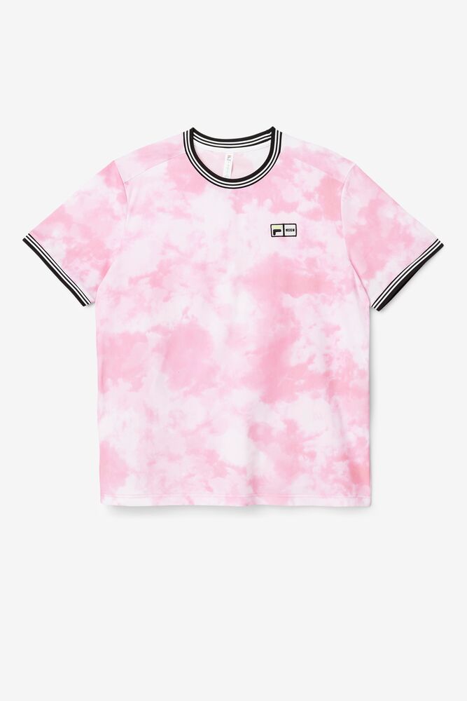 Msgm X Fila Printed Performance Tee 543 Homme|EUCT-77392415