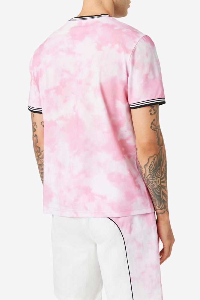 Msgm X Fila Printed Performance Tee 543 Homme|EUCT-77392415