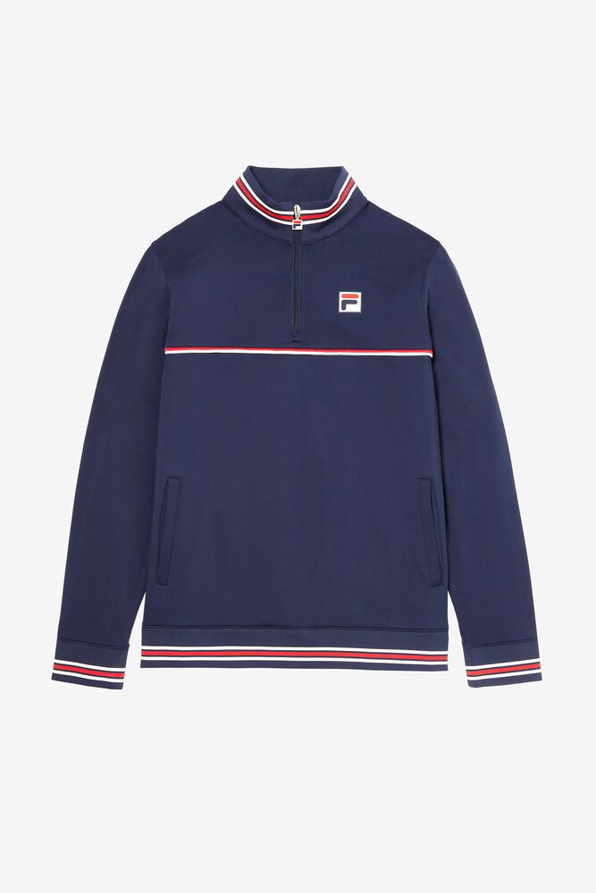 Heritage Tennis 1/4 Zip 412 Homme|PXZY-92670522