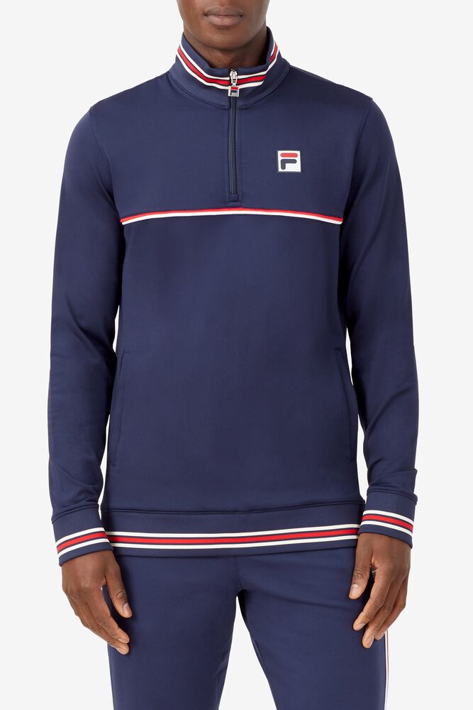 Heritage Tennis 1/4 Zip 412 Homme|PXZY-92670522